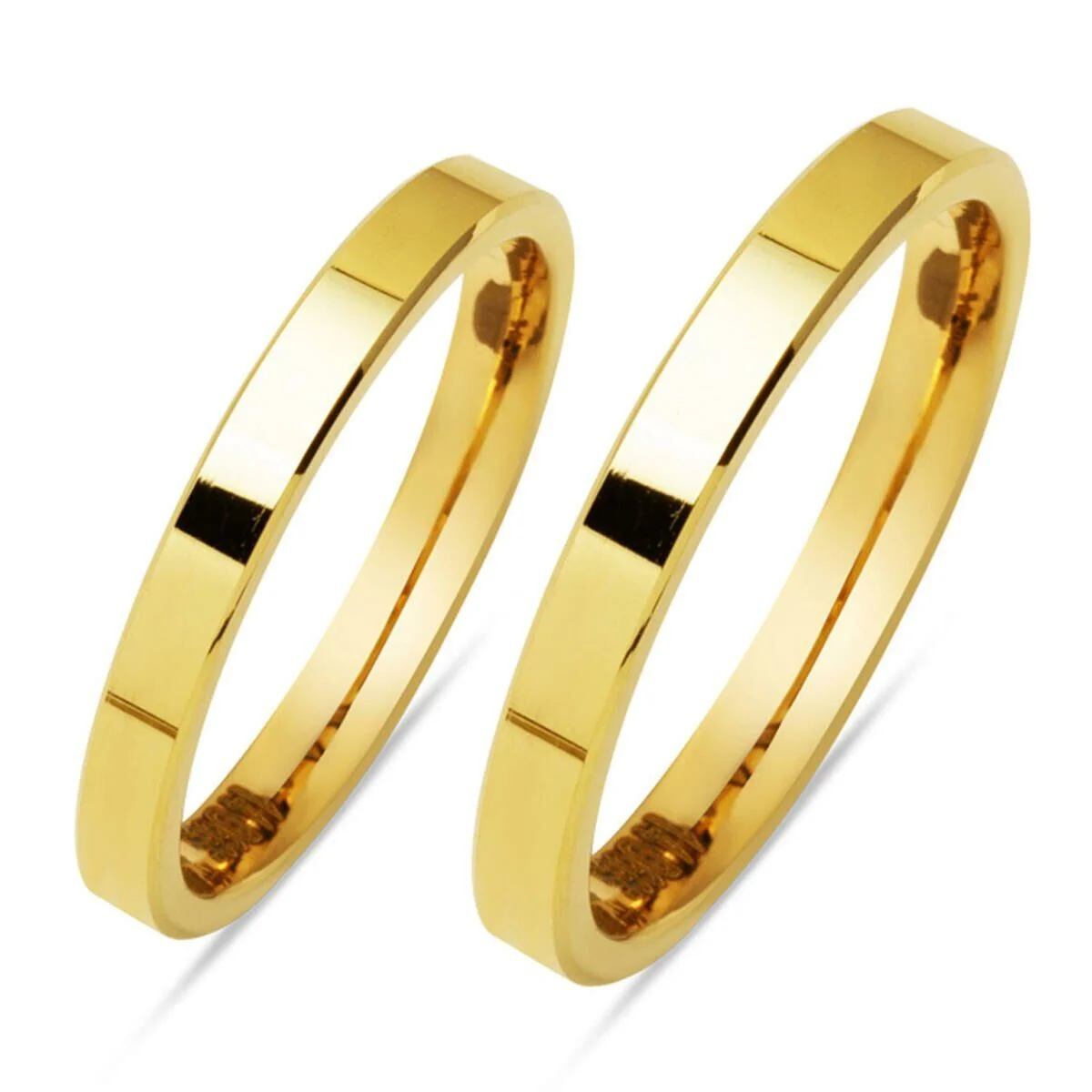 3 MM Köşeli Klasik Alyans