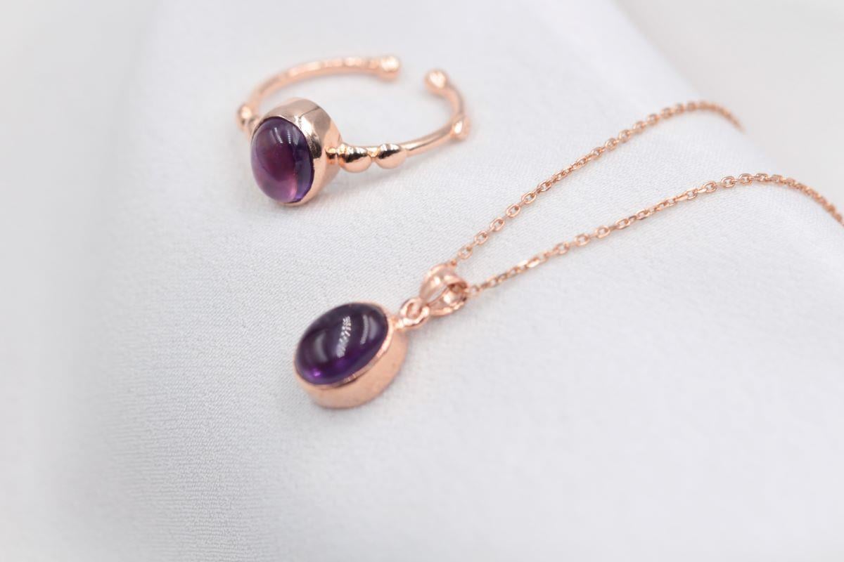 Ametist Taş Mini Set