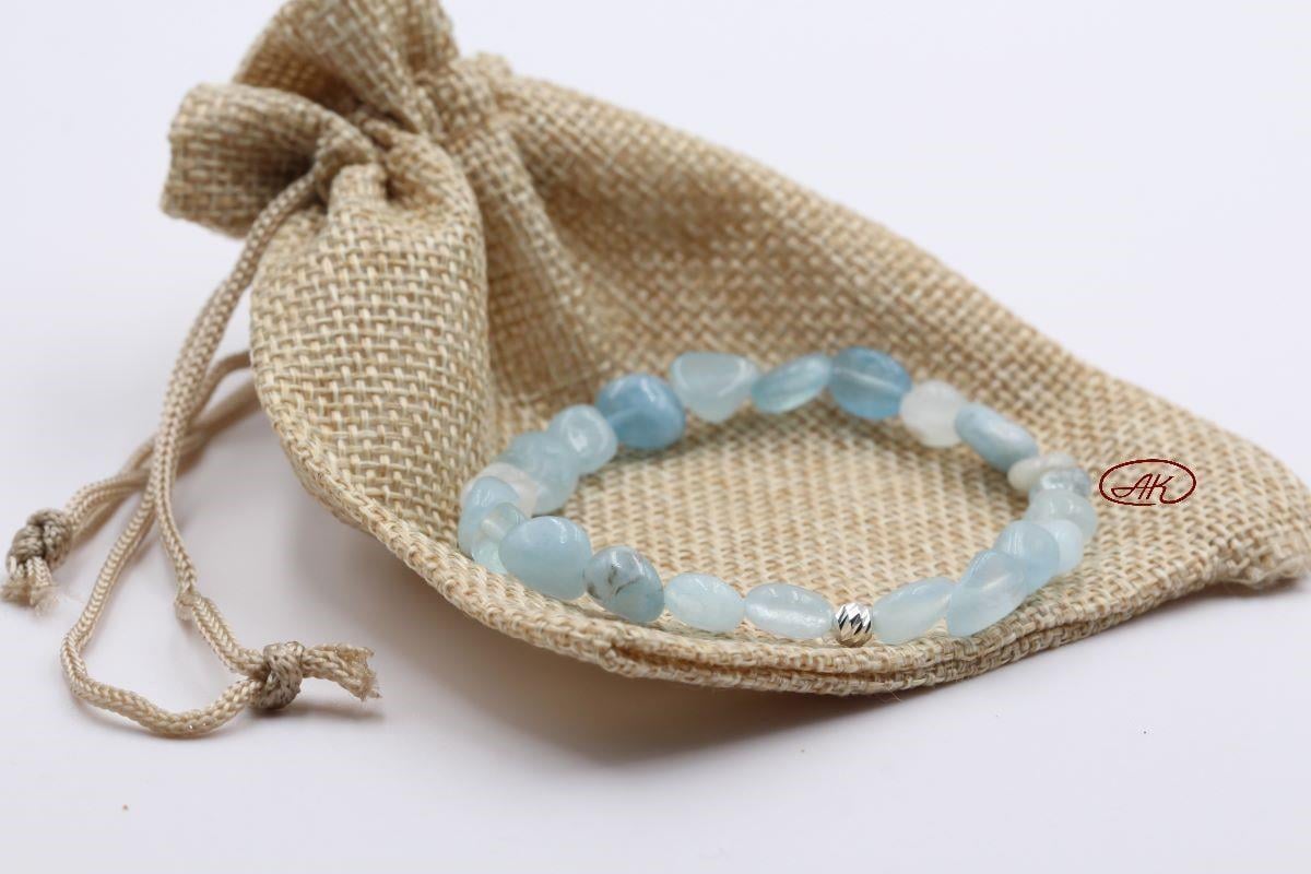 Aqua Marin Taş Bileklik