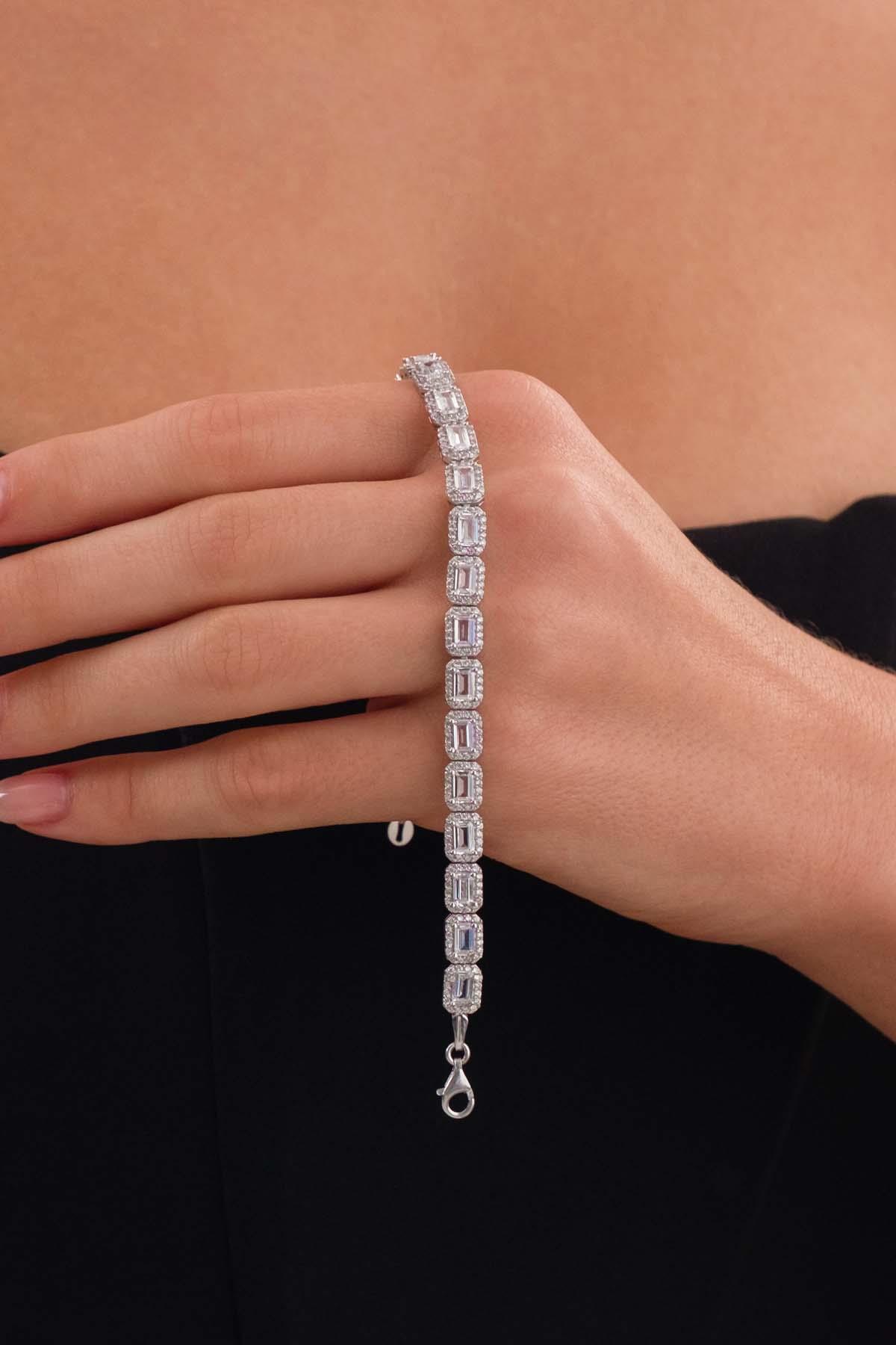 Baget Taşlı Kadın Bileklik