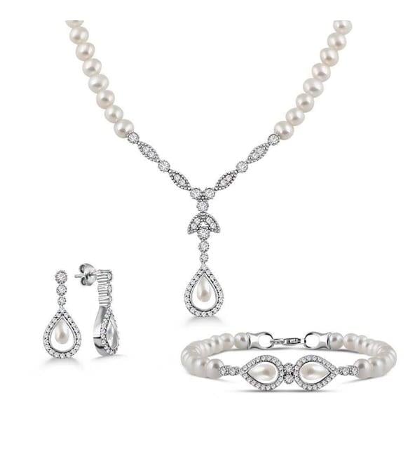 Gümüş İnci Set
