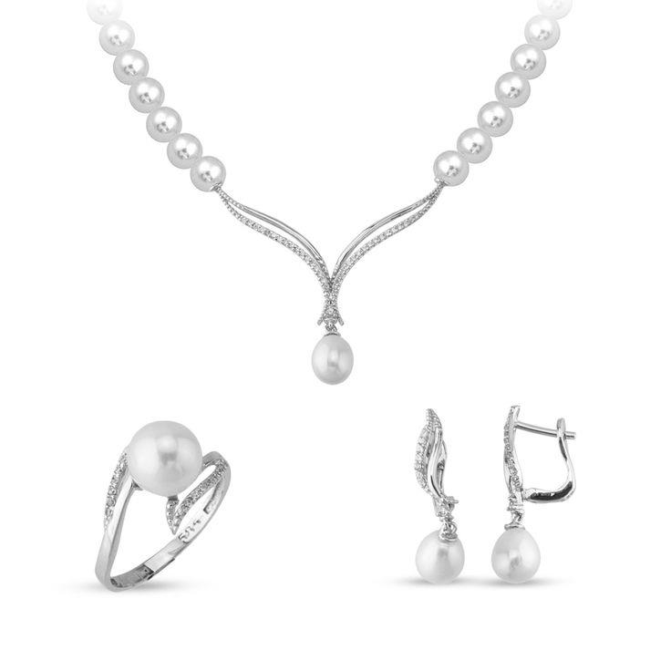 Gümüş İnci Set