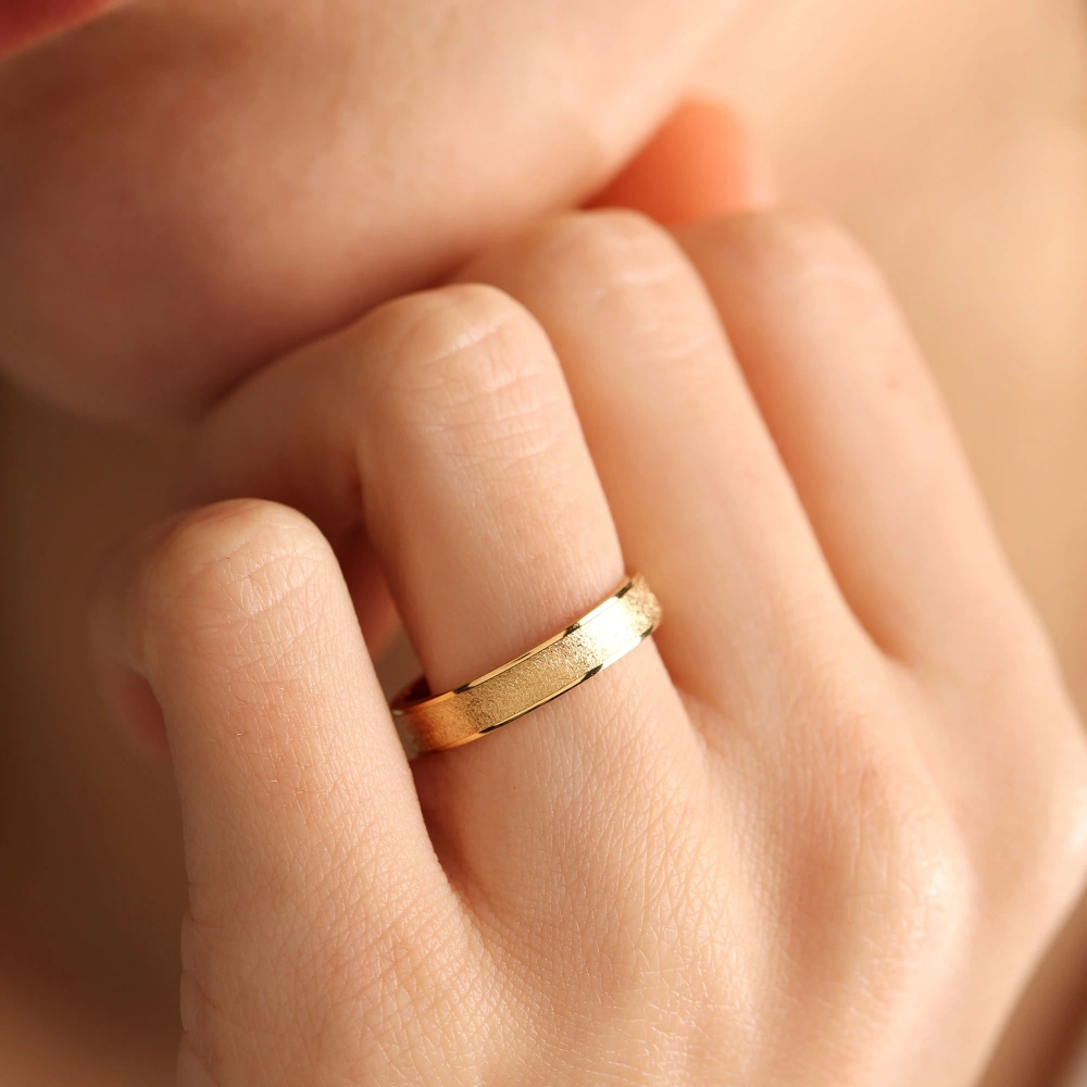 Mat Düz Klasik Alyans