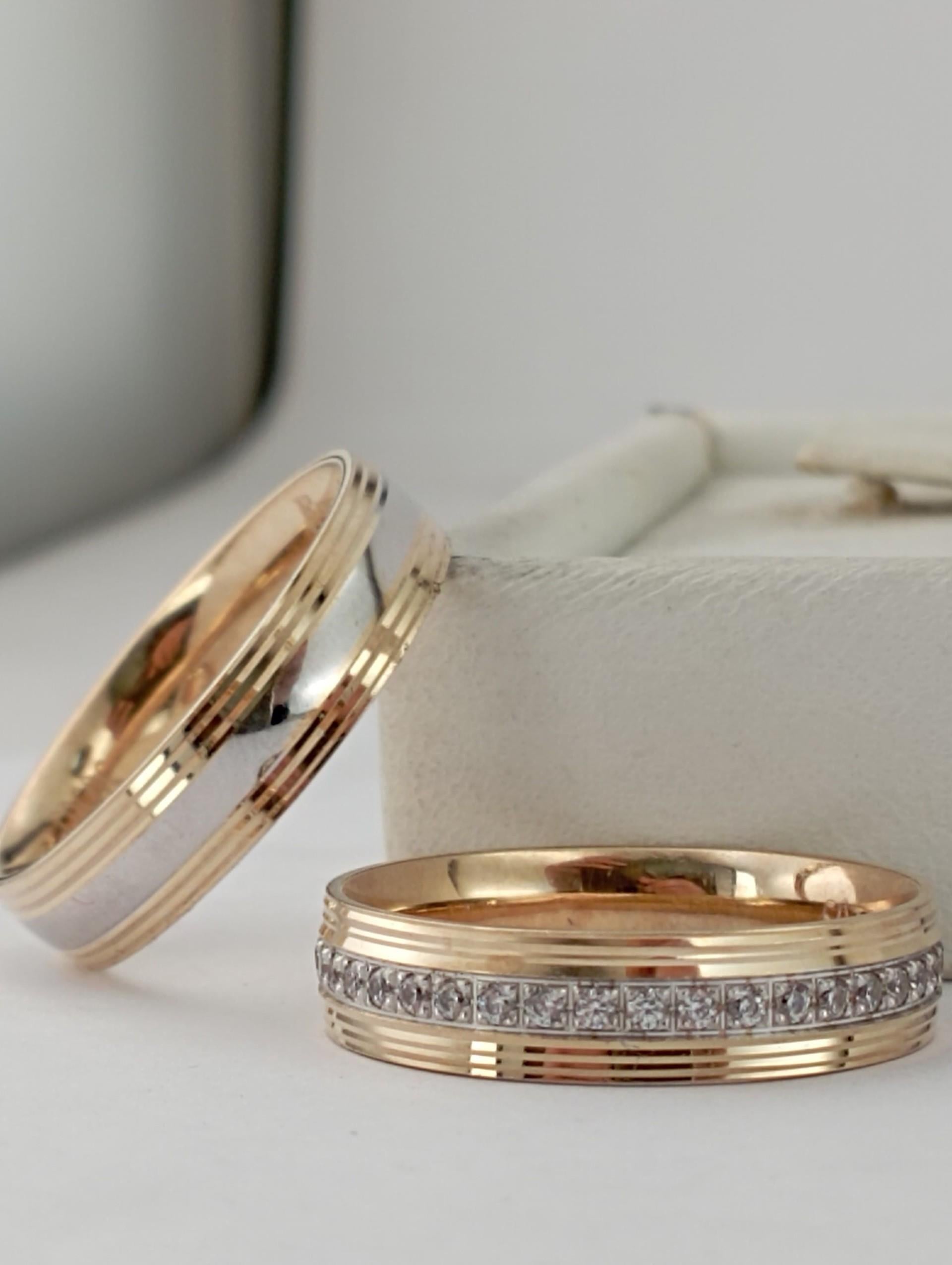 Taşlı Lazer İşleme Alyans