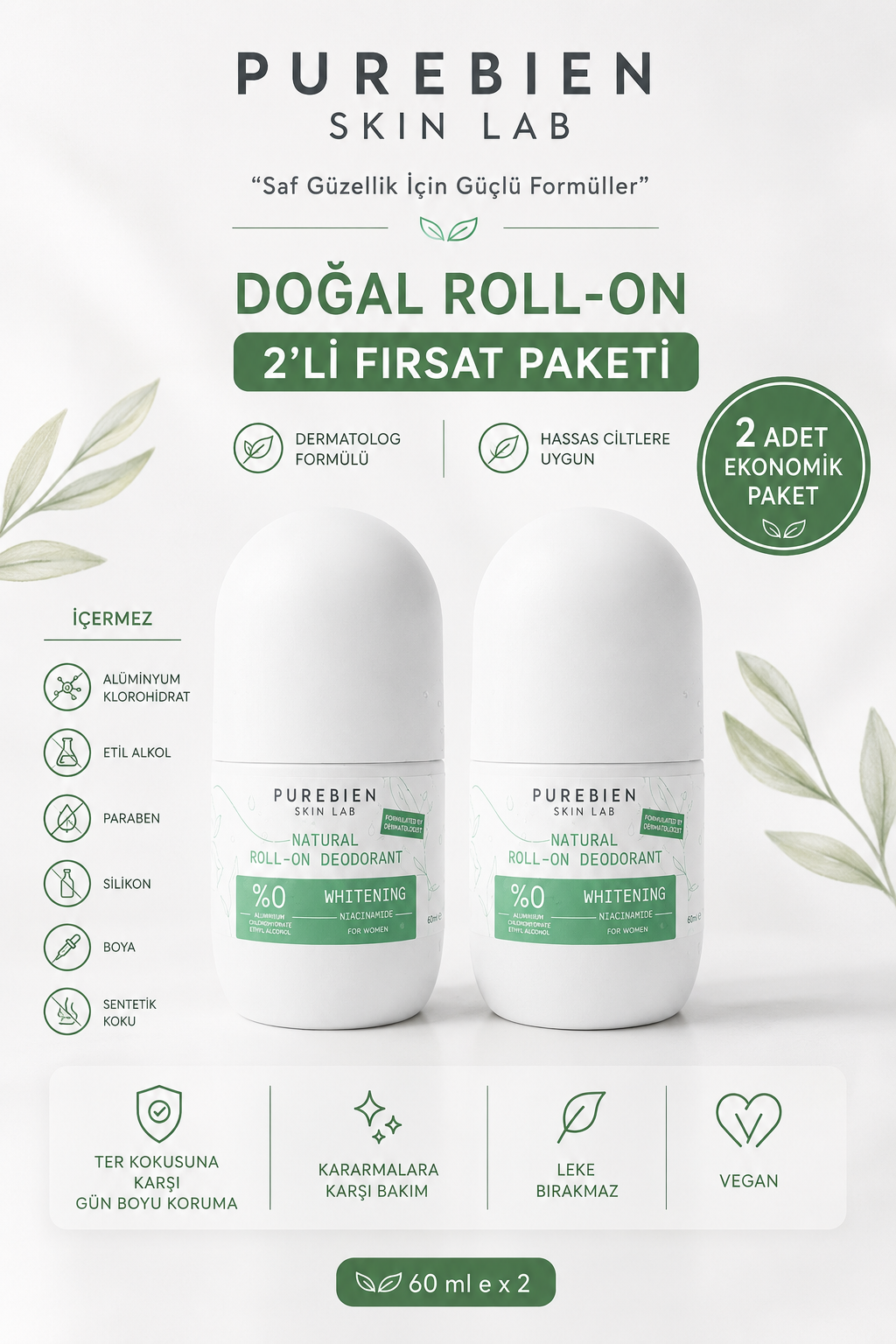 ROLLL ON 2 Lİ SET KADIN