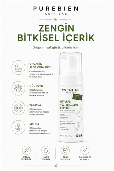 [[Natural Yüz Temizleme Köpüğü | Purebien Skin Lab]]