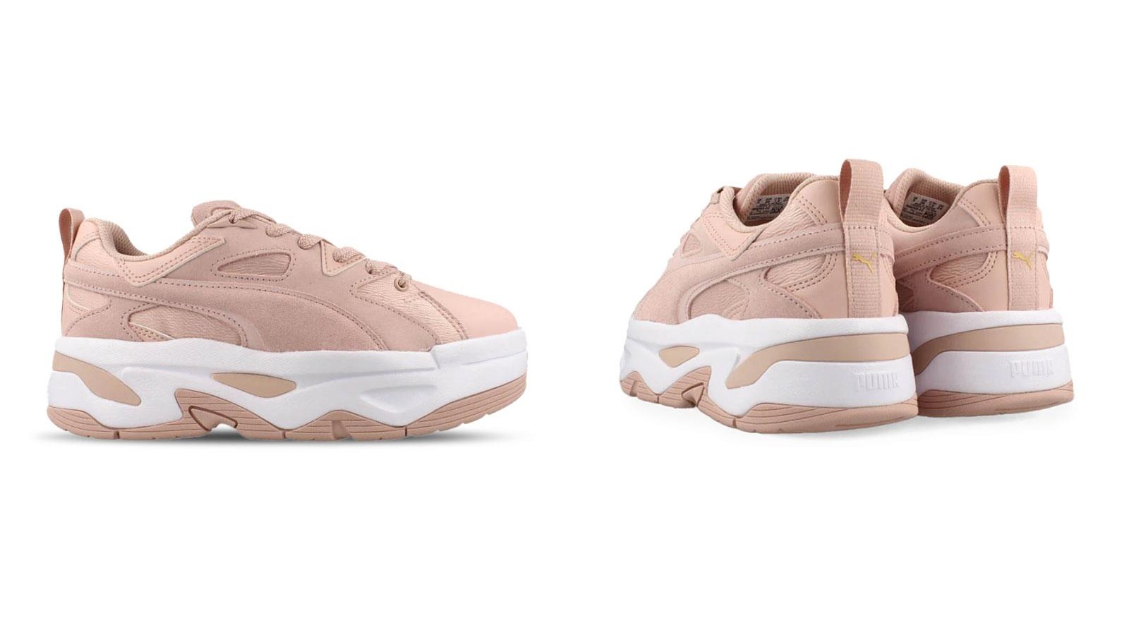 Puma BLSTR Mix kalın tabanlı kadın sneaker, yan ve arka görünüm