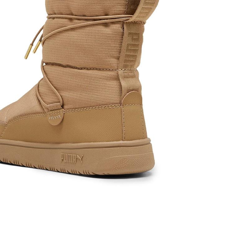 Puma Snowbae kadın bot kahverengi arka ve taban görünümü