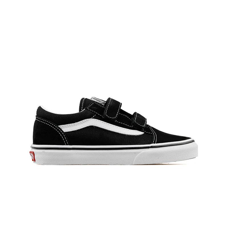 Old Skool V VN000D3YBLK1 (siyah-beyaz, cırt cırtlı)