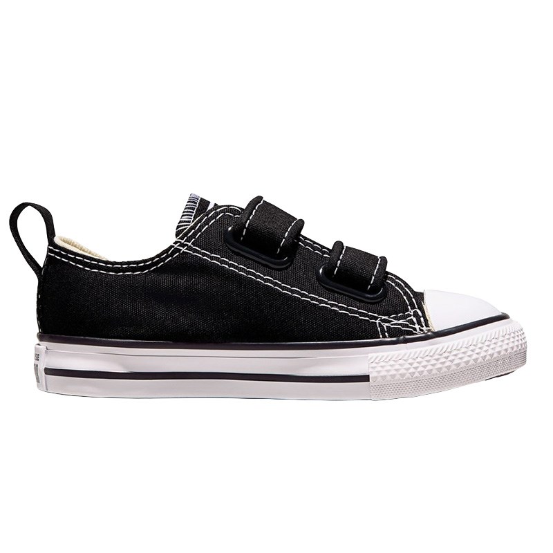 Chuck Taylor All Star 2V 7V603C (siyah, çift cırt cırtlı)
