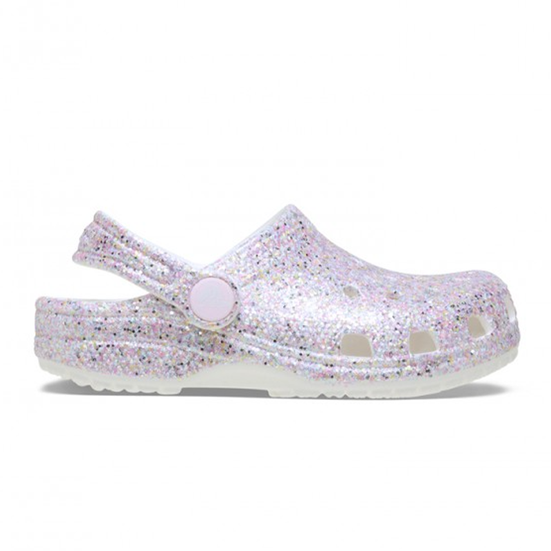 Classic Fantasy Glitter Clog T 212562-100 (simli beyaz)