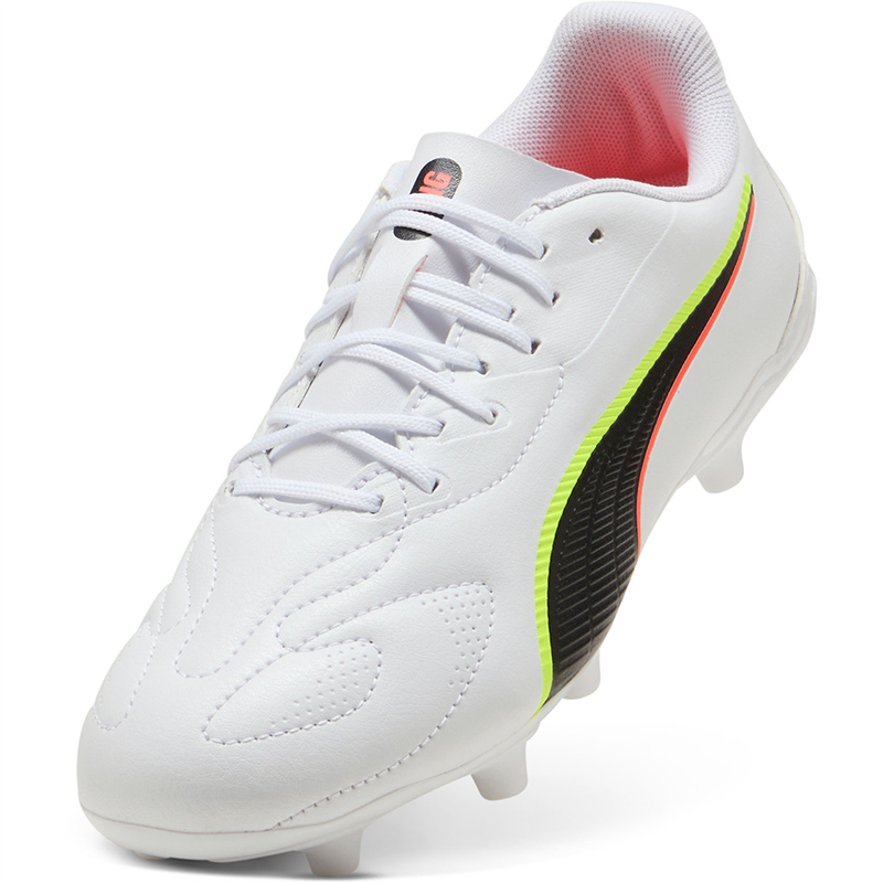 Puma Beyaz Puma King 20 Play Fg/Ag Jr Çocuk Futbol Ayakkabısı