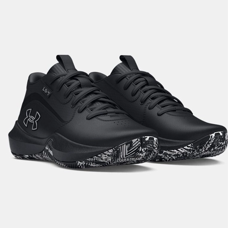 Under Armour Siyah Under Armour Ua Lockdown Çocuk GS 7 Basketbol Ayakkabısı