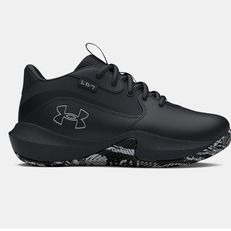 Under Armour Siyah Under Armour Ua Lockdown Çocuk PS 7 Basketbol Ayakkabısı