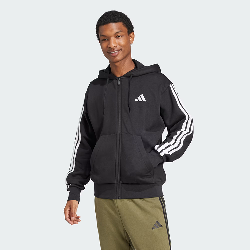 Adidas M 3S Fl Fz Hd Erkek Sweatshirt JD1870