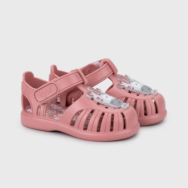 Igor Pembe Igor Tobby Zebra Çocuk Sandalet