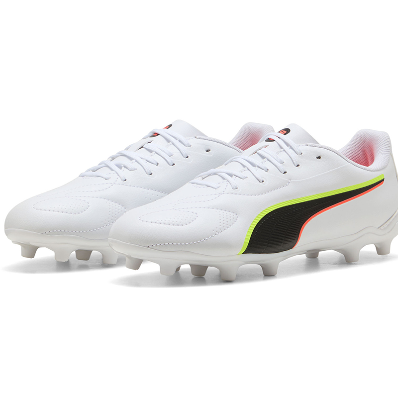 Puma Beyaz Puma King 20 Play Fg/Ag Jr Çocuk Futbol Ayakkabısı
