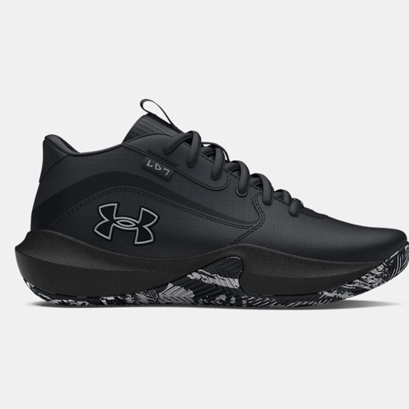 Under Armour Siyah Under Armour Ua Lockdown Çocuk GS 7 Basketbol Ayakkabısı