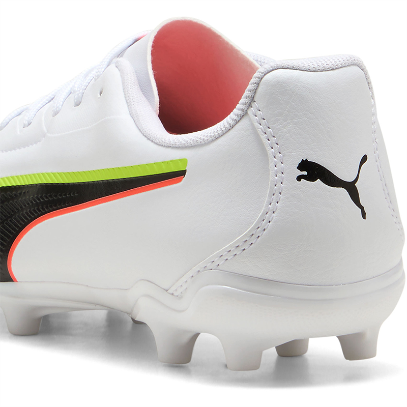 Puma Beyaz Puma King 20 Play Fg/Ag Jr Çocuk Futbol Ayakkabısı