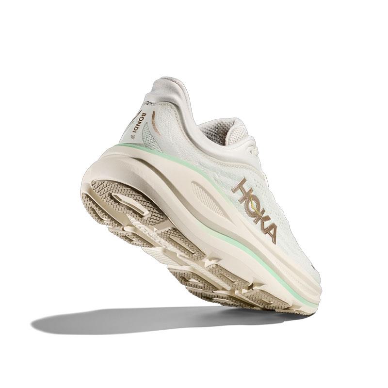 Hoka Bondi 9 Kadın Koşu Ayakkabısı 1162012-TLSL Bej