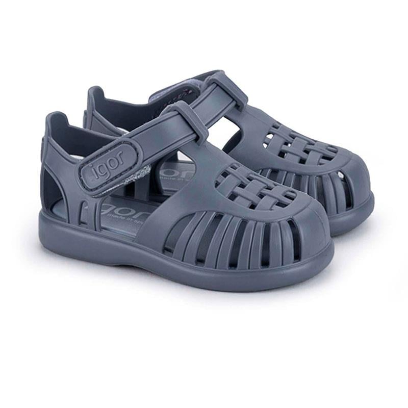 Igor Mavi Igor Tobby S10271 Solıd Çocuk Sandalet