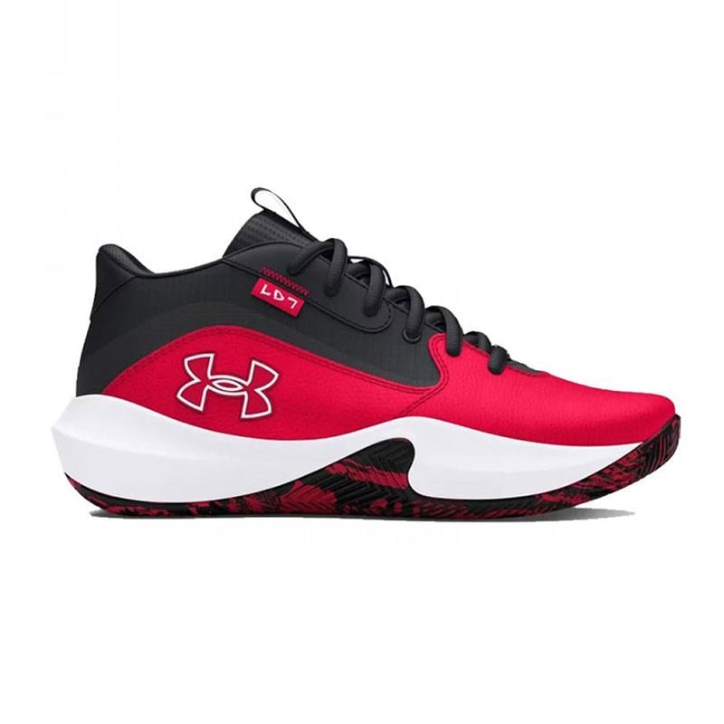 Under Armour Kirmizi Under Armour Ua Lockdown Çocuk PS 7 Basketbol Ayakkabısı