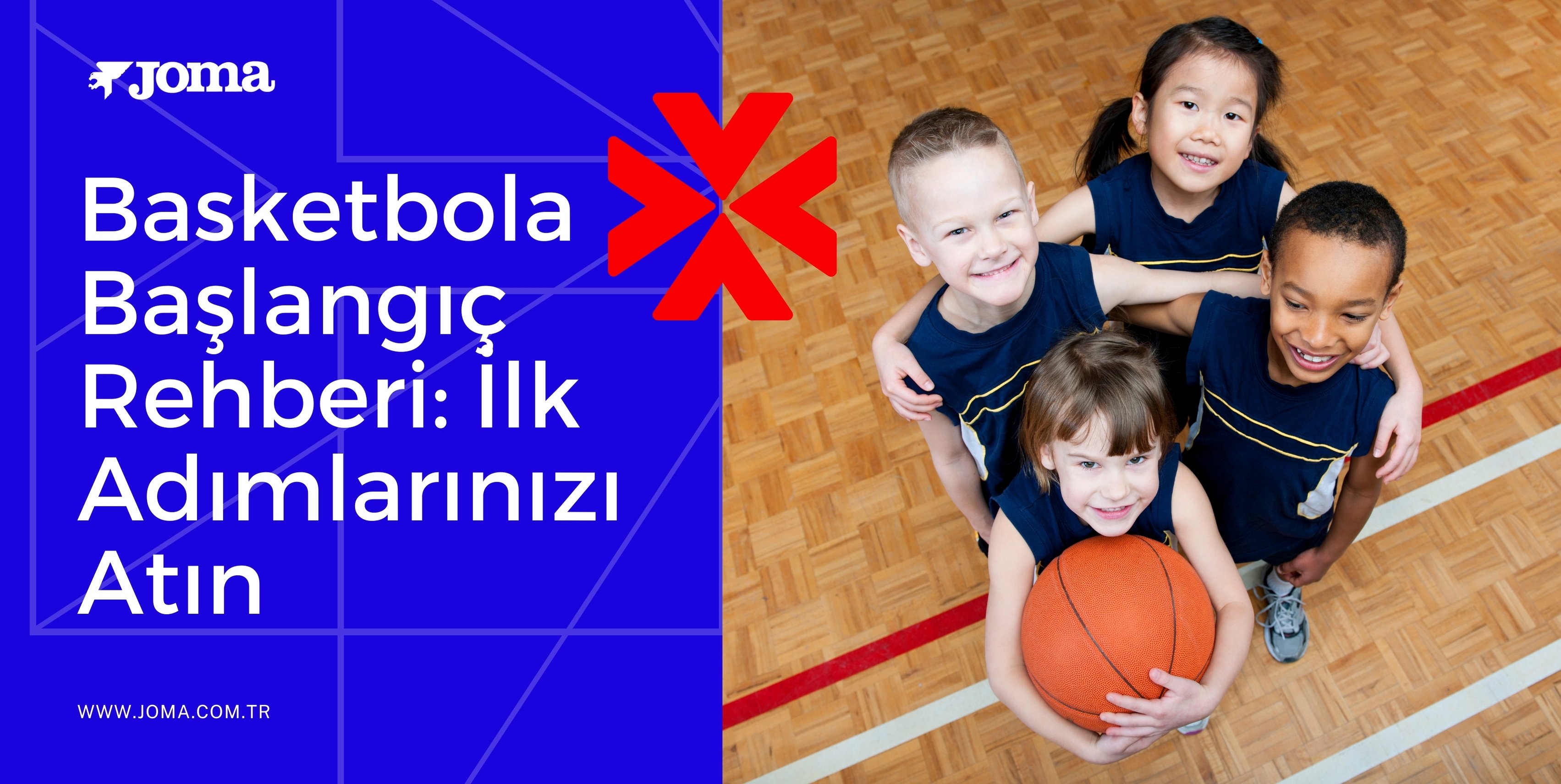 Basketbola yeni başlayan bir oyuncunun top sürme anı.