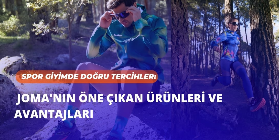 Joma antrenman kıyafetleri: Nem kontrolü sağlayan ve hızlı kuruyan kumaşlardan üretilmiş Joma antrenman kıyafetleri.