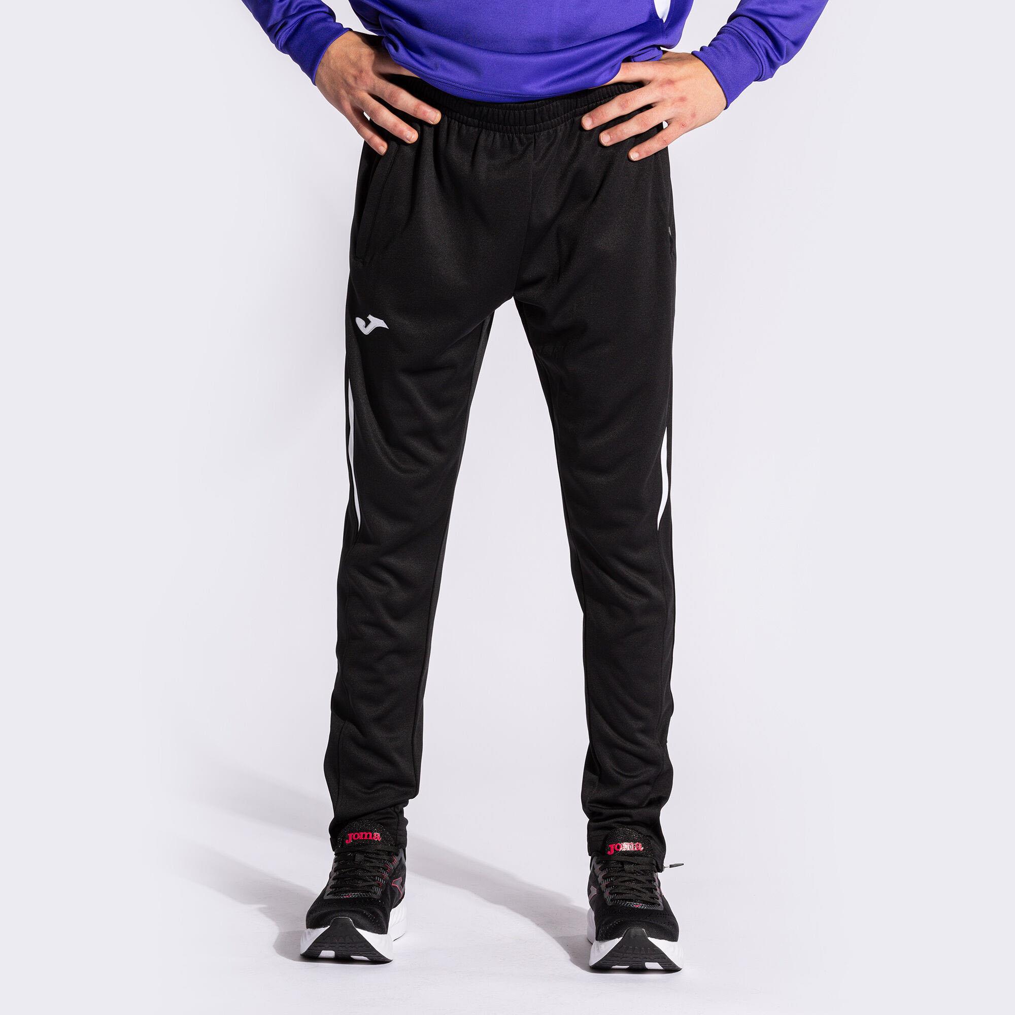 Joma Erkek Futbol Antrenman Eşofman Altı Championship Long Pants Black White 103200.102