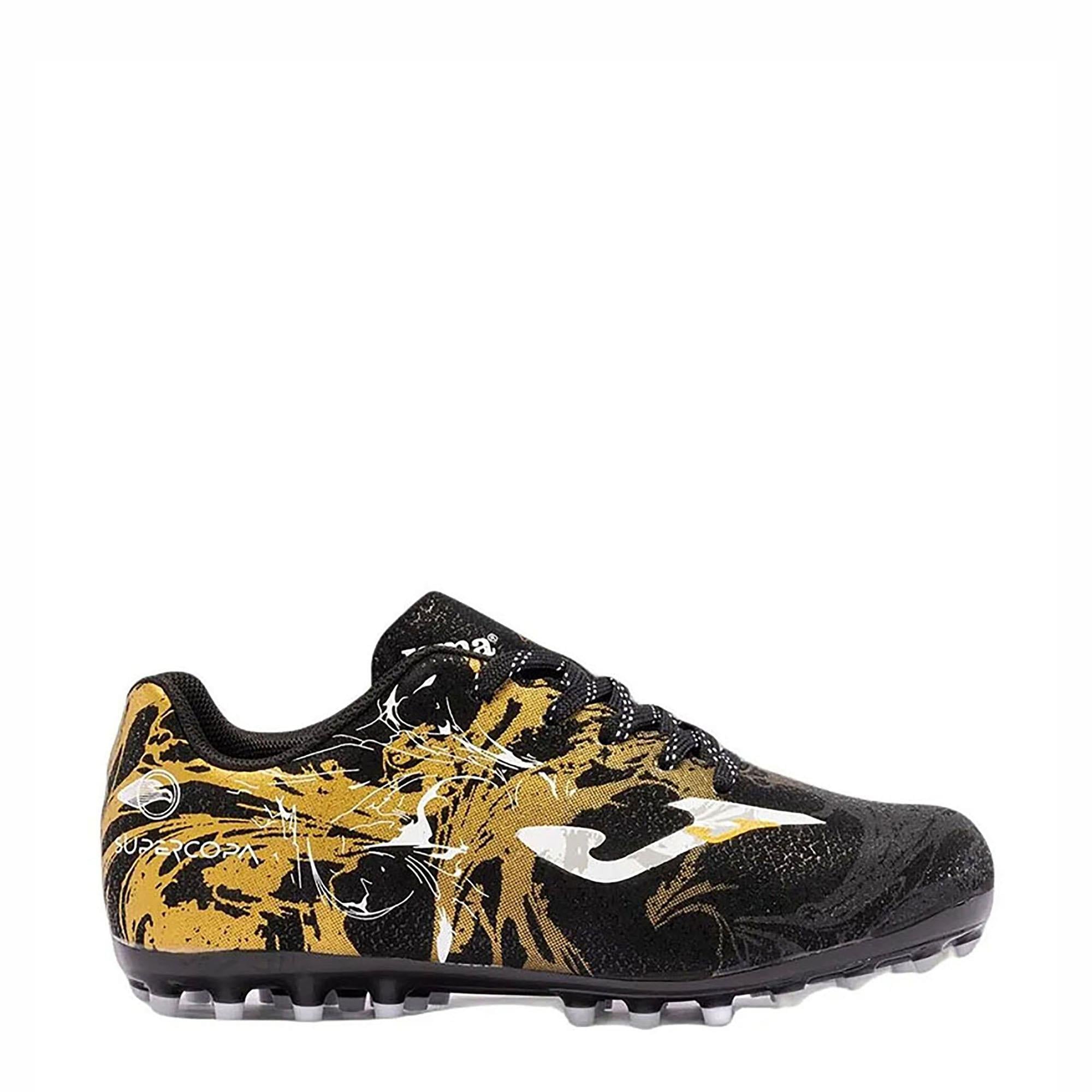 Joma Çocuk Futbol Krampon Super Copa Jr 2401 Negro Oro Artificial