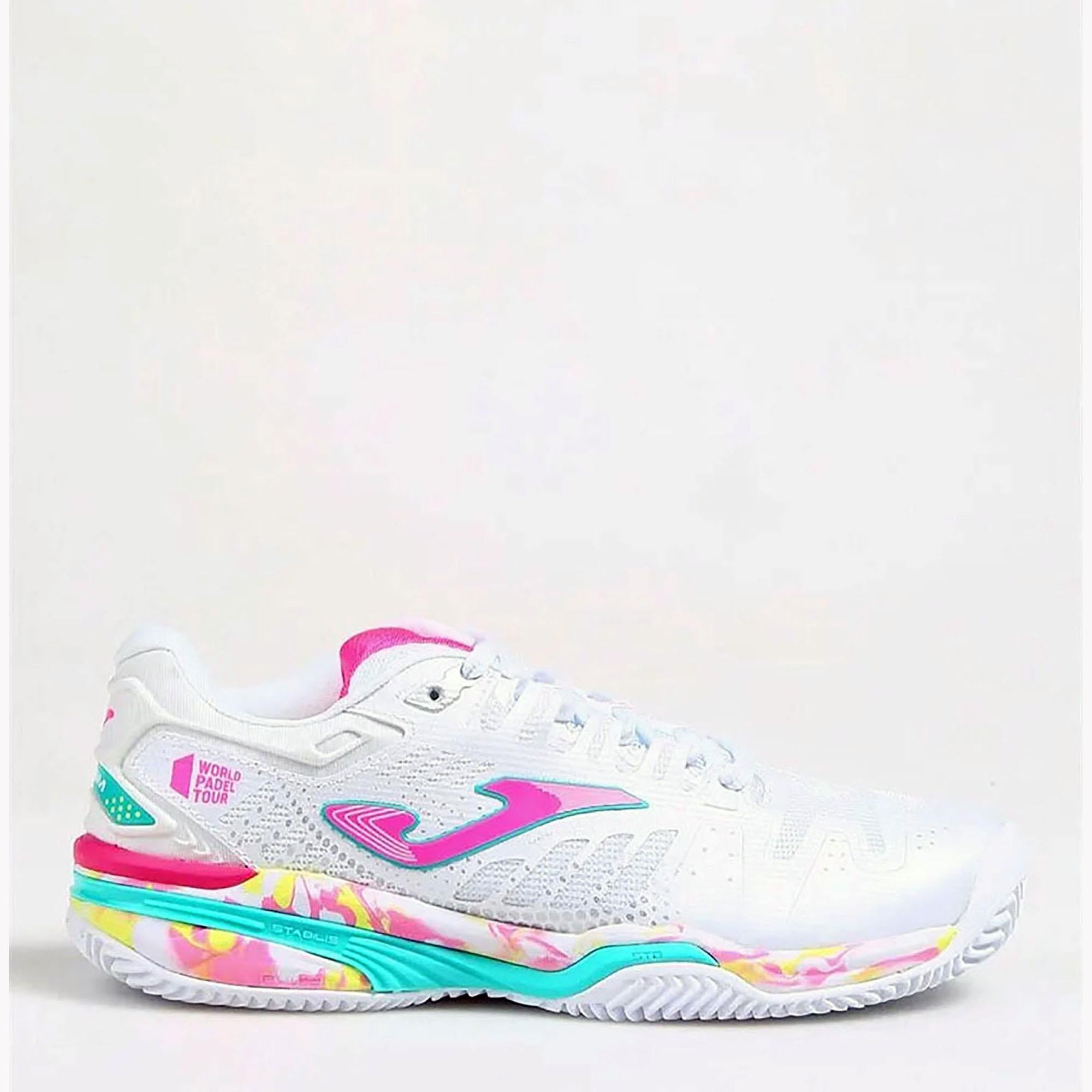 Joma Çocuk Tenis Maç Ayakkabı Slam Jr 2332 White Pink Jslamw2332C