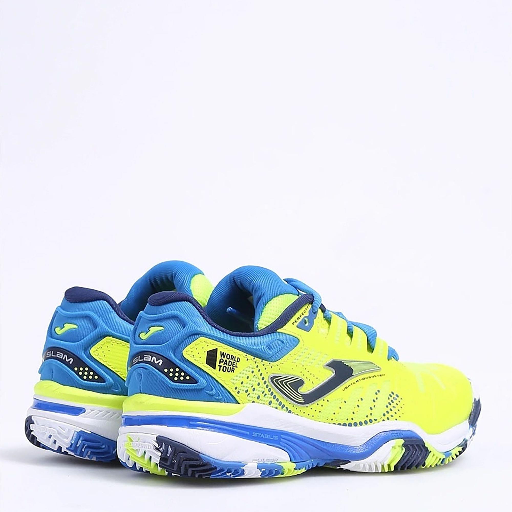Joma Çocuk Tenis Maç Ayakkabı Slam Jr 2309 Lemon Fluor Royal