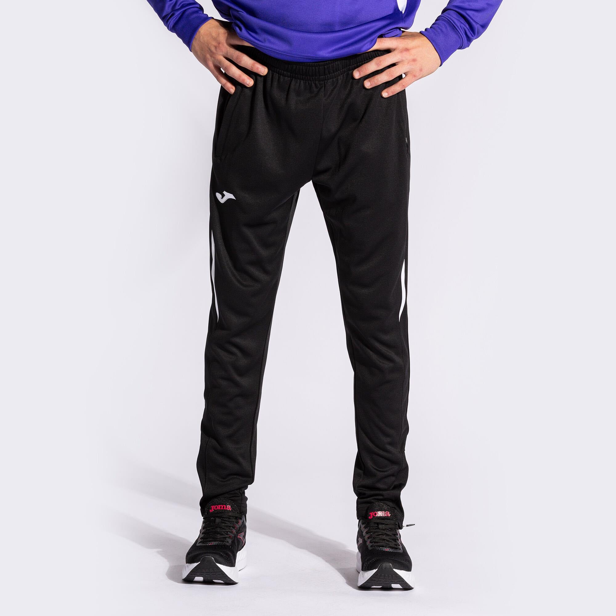 Joma Erkek Futbol Antrenman Eşofman Altı Championship Long Pants Black White 103200.102
