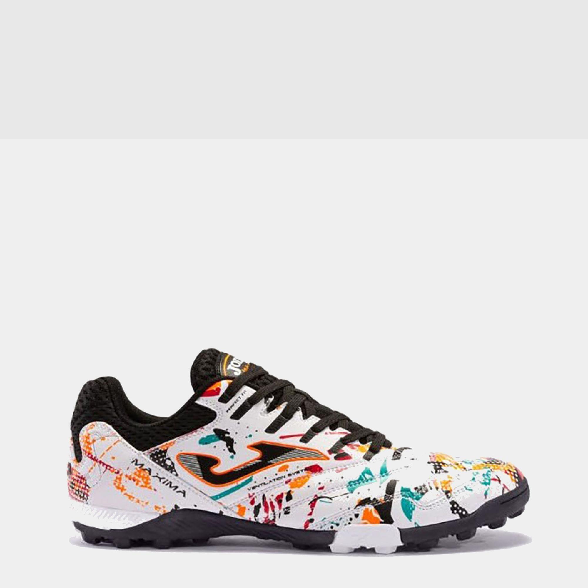 Joma Erkek Futbol Maç Halı Saha Ayakkabı Maxima 2332 White Orange