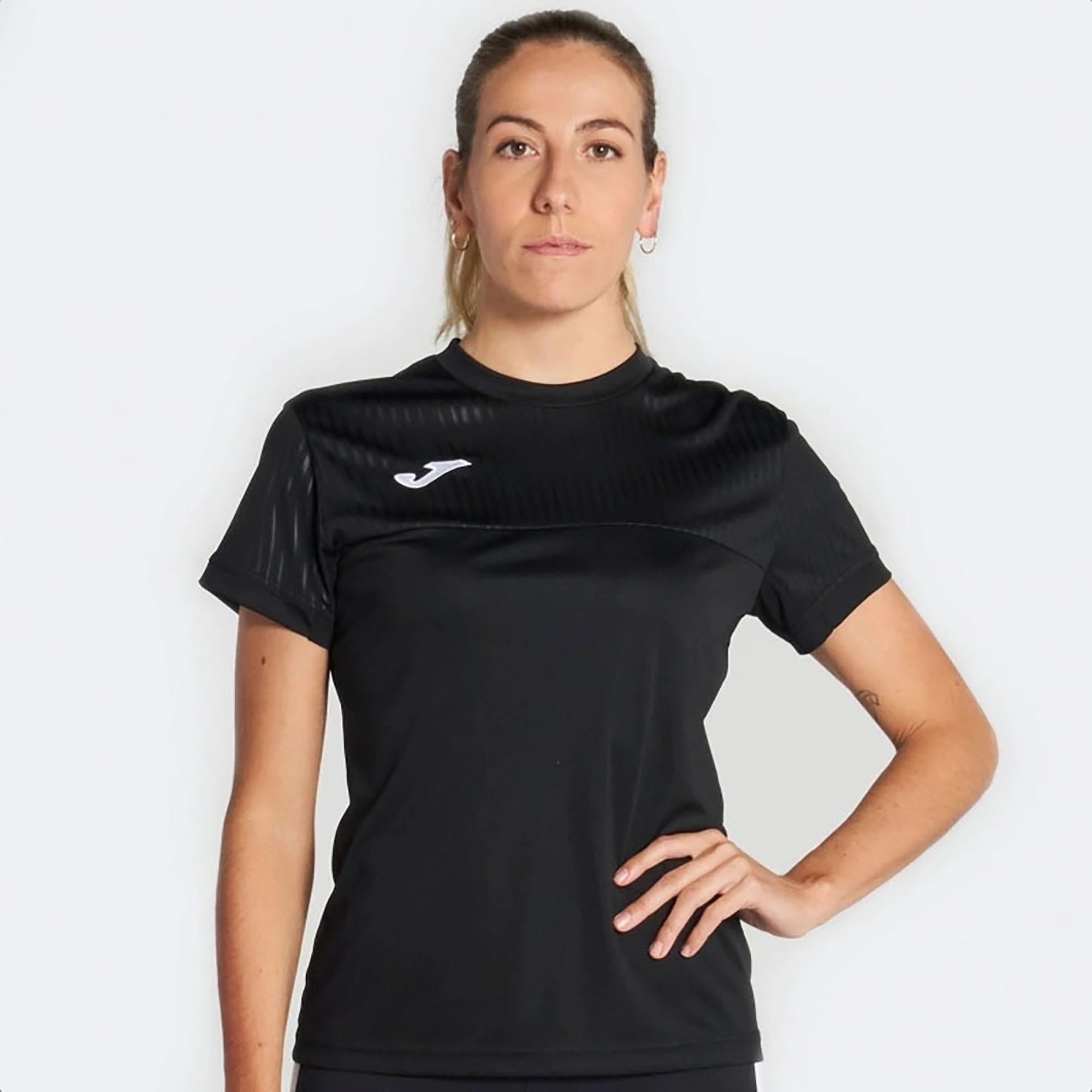 Joma Kadın Futbol Maç Forma Montreal Short Sleeve Black 901644.100