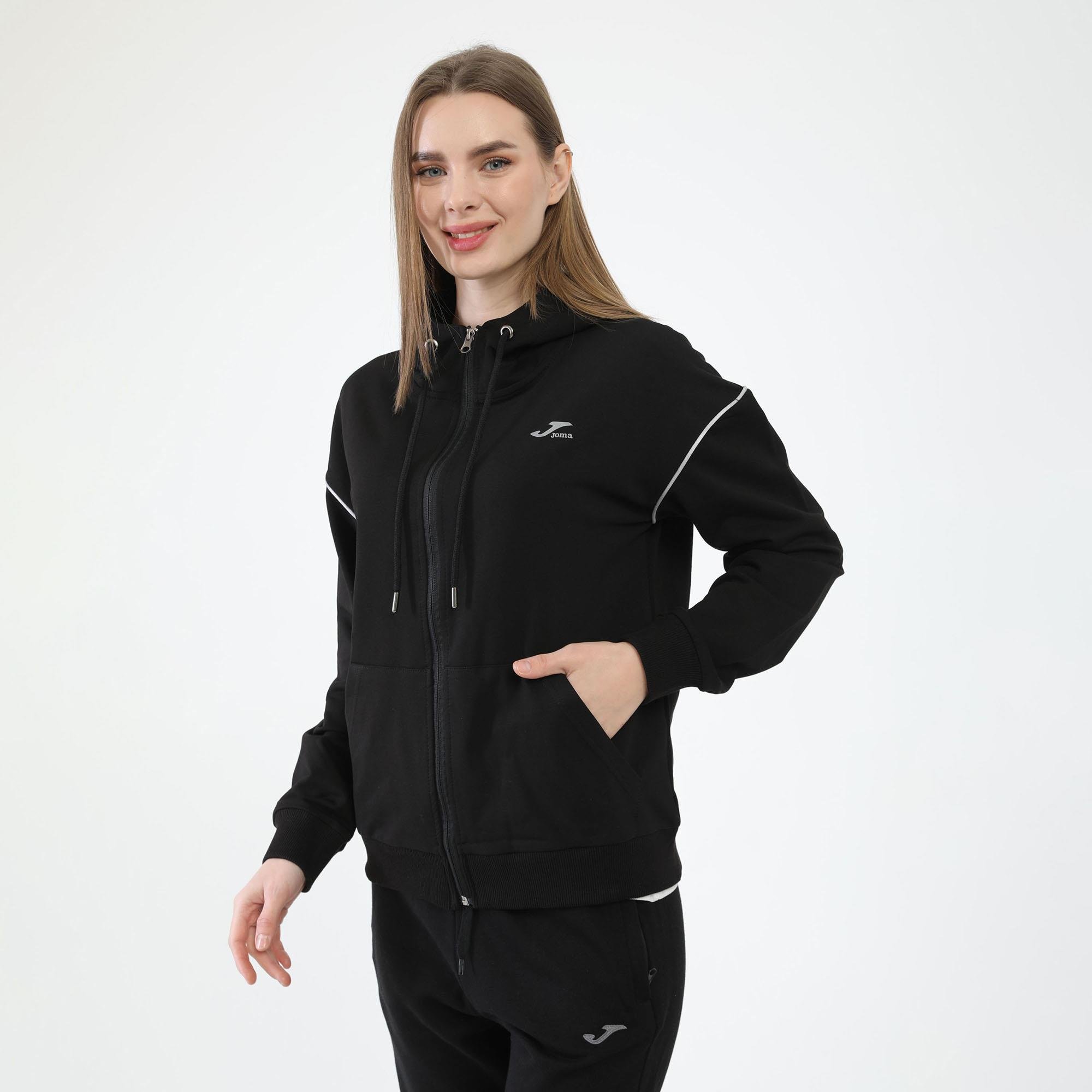 Joma Kadın Günlük Sweatshirt Kapşonlu Full Zip Violeta W 6222303