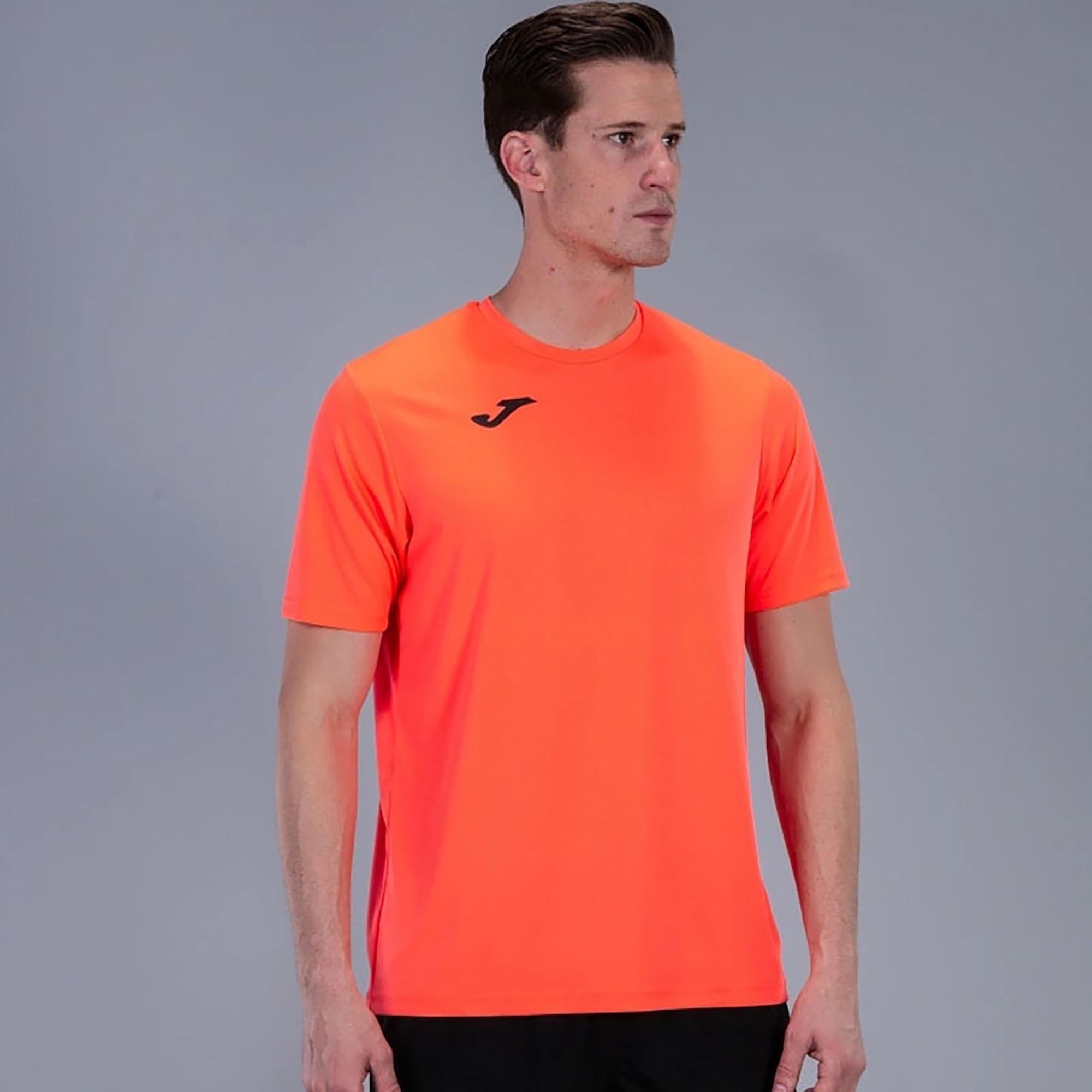 T-SHIRT COMBI CORAL FLUOR S-S