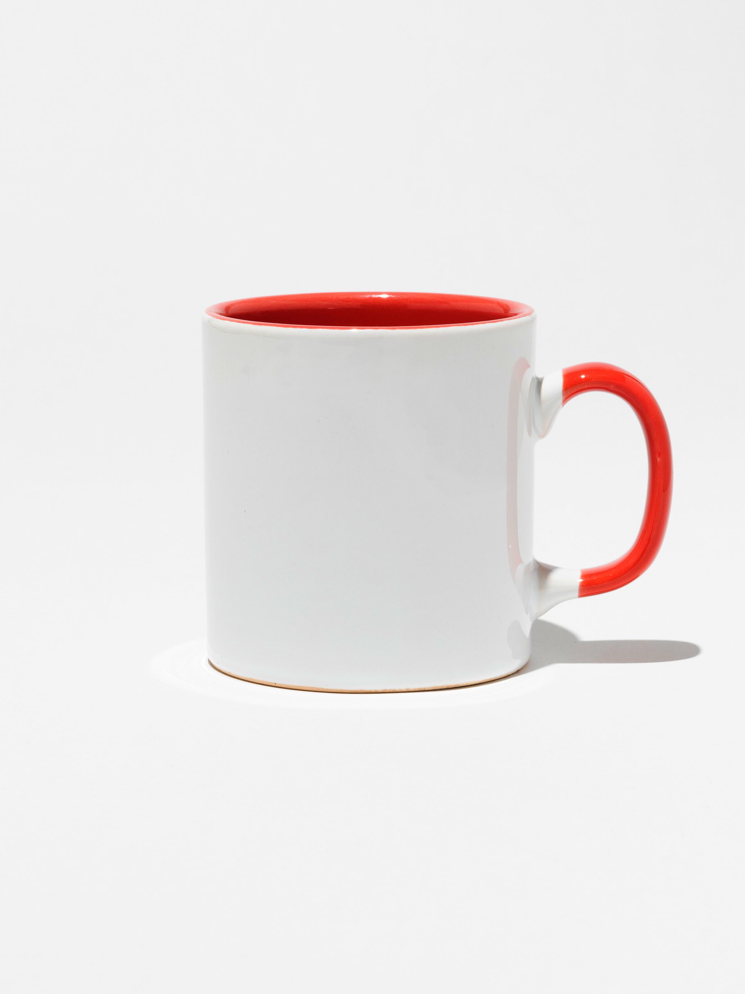 İçi Ve Kulpu Pembe Kupa