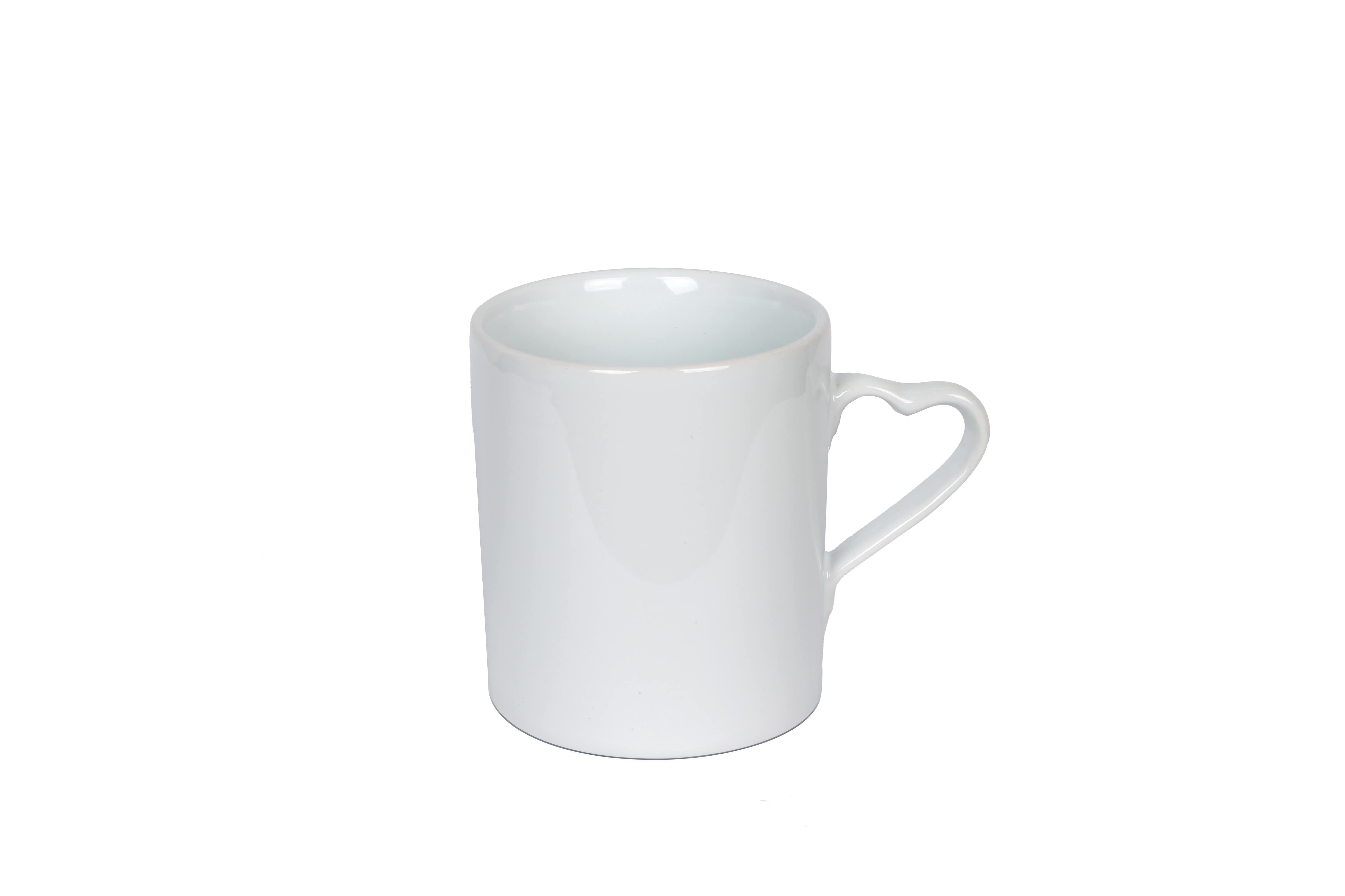 Kalp Kulp Beyaz Kupa