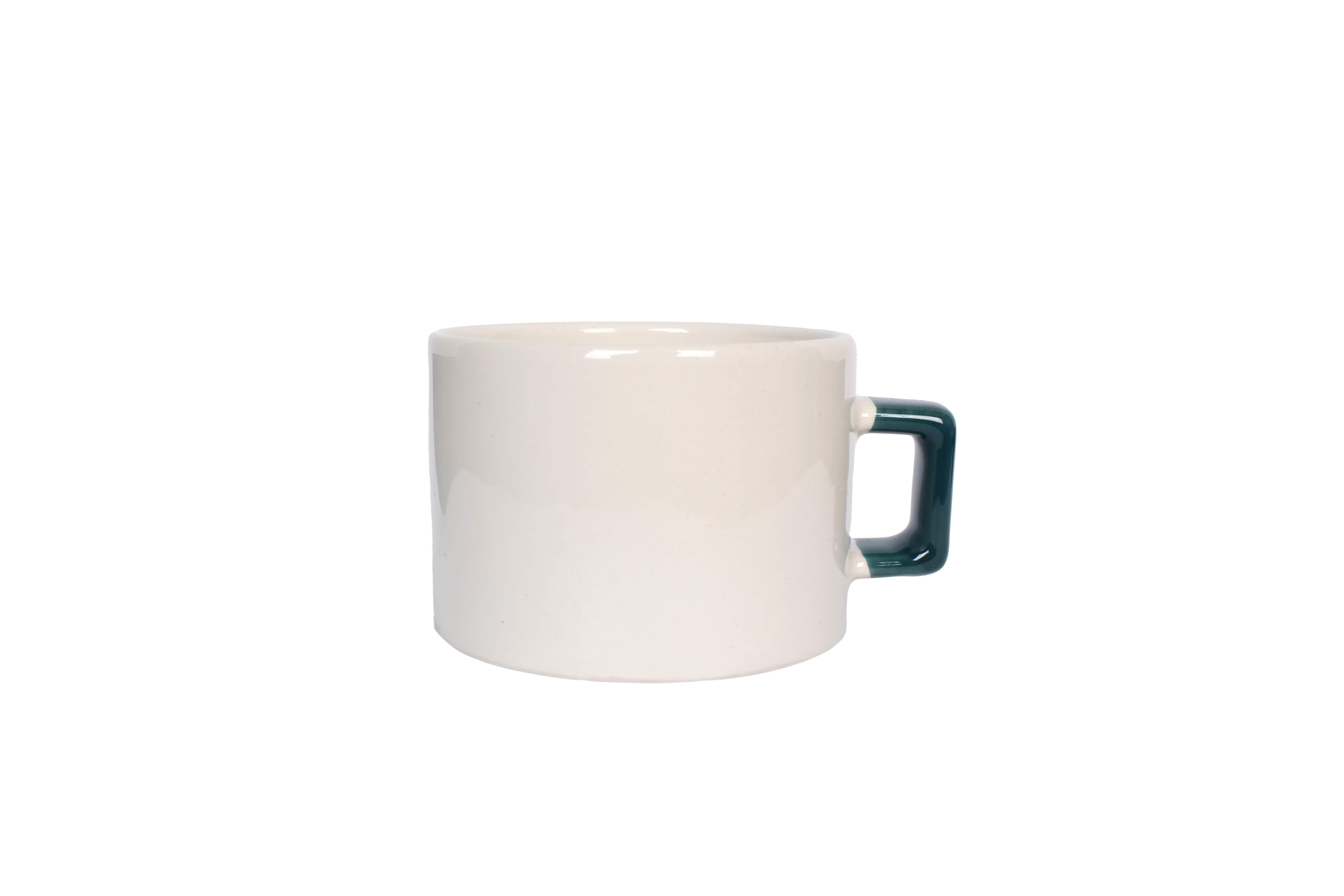 Kulpu Koyu Yeşil Nescafe Fincanı