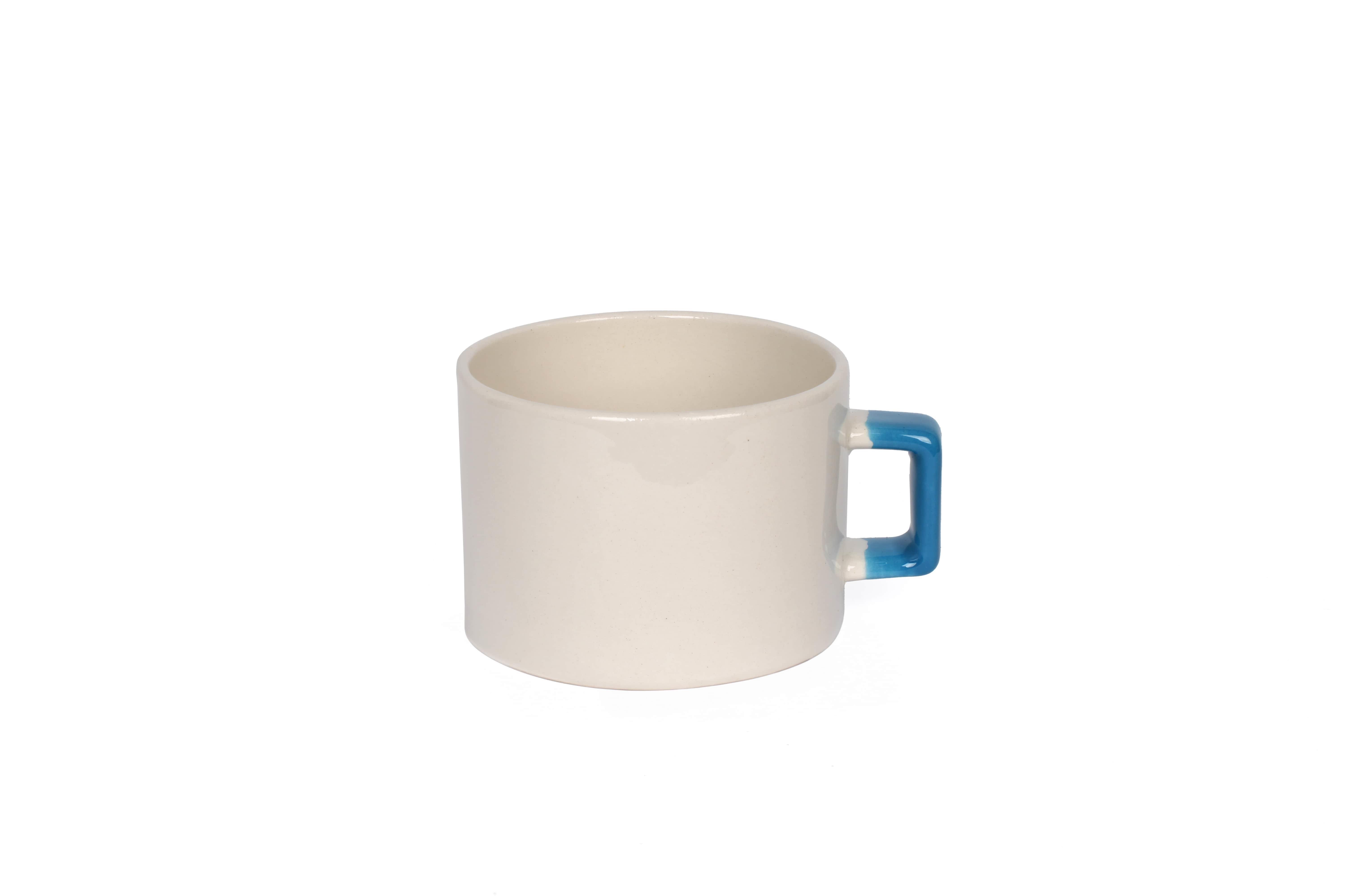 Kulpu Mavi Nescafe Fincanı