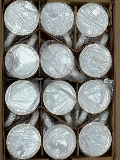 Porselen Premium A Kalite İthal Beyaz Kupa Bardak - 36 lı Seperatörlü Kolide