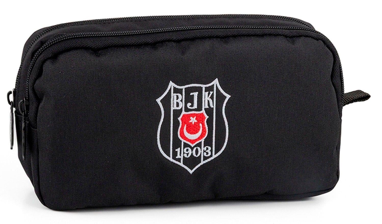 Beşiktaş Lisanslı İli Bölmeli Kanvas Kalem Çantası - 25308