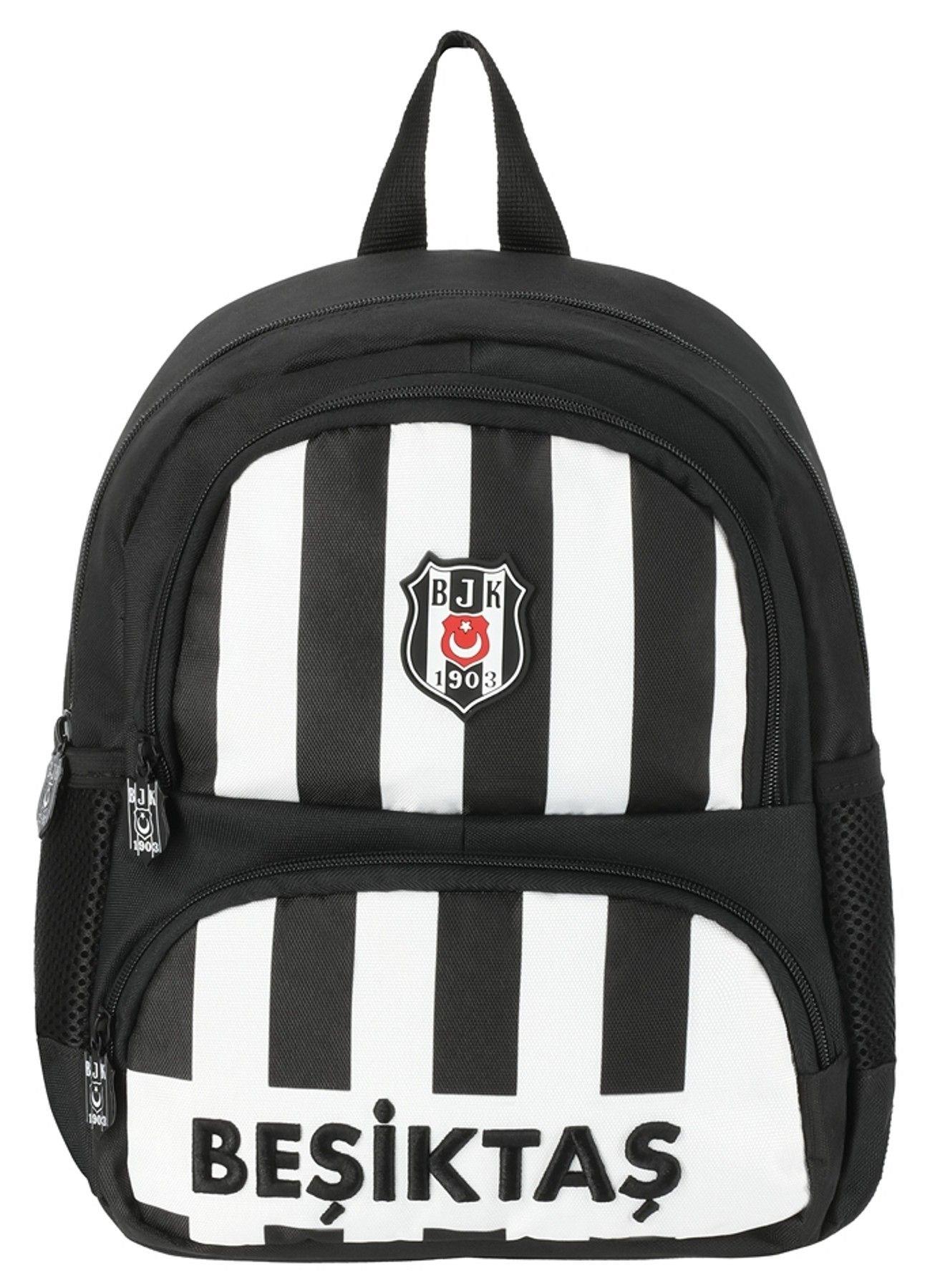 Beşiktaş Nakış Detaylı Çubuklu Anaokulu Çantası - 25340