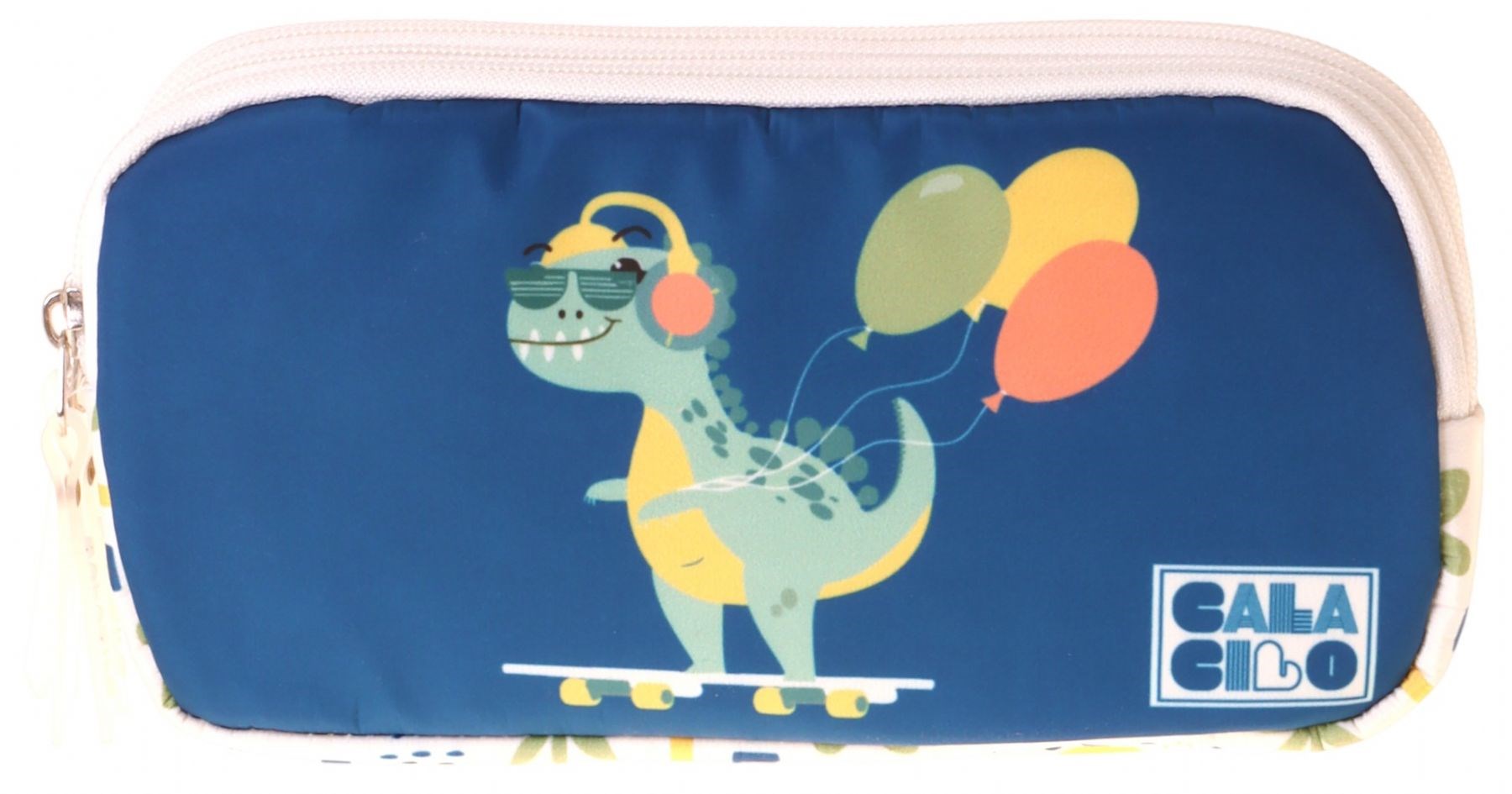 CalaCilo Erkek Çocuk İlkokul Kalem Çantası - Dinazor Baskılı Petrol Mavi Renk (Dinosaur) - C4046