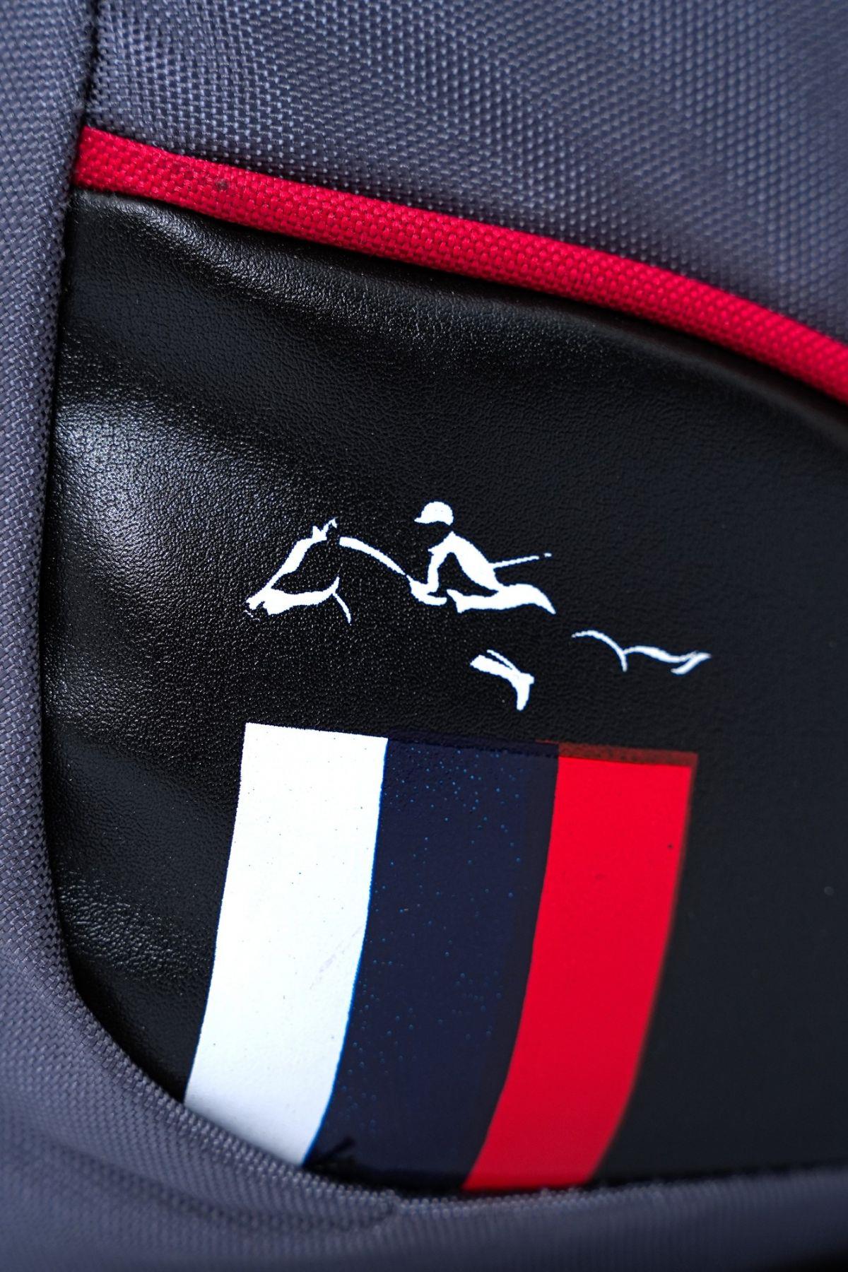 Cambridge Polo Club Gri Dört Bölmeli Erkek/Erkek Çocuk Okul, Günlük ve Seyahat Sırt Çantası - PLCAN2154-003