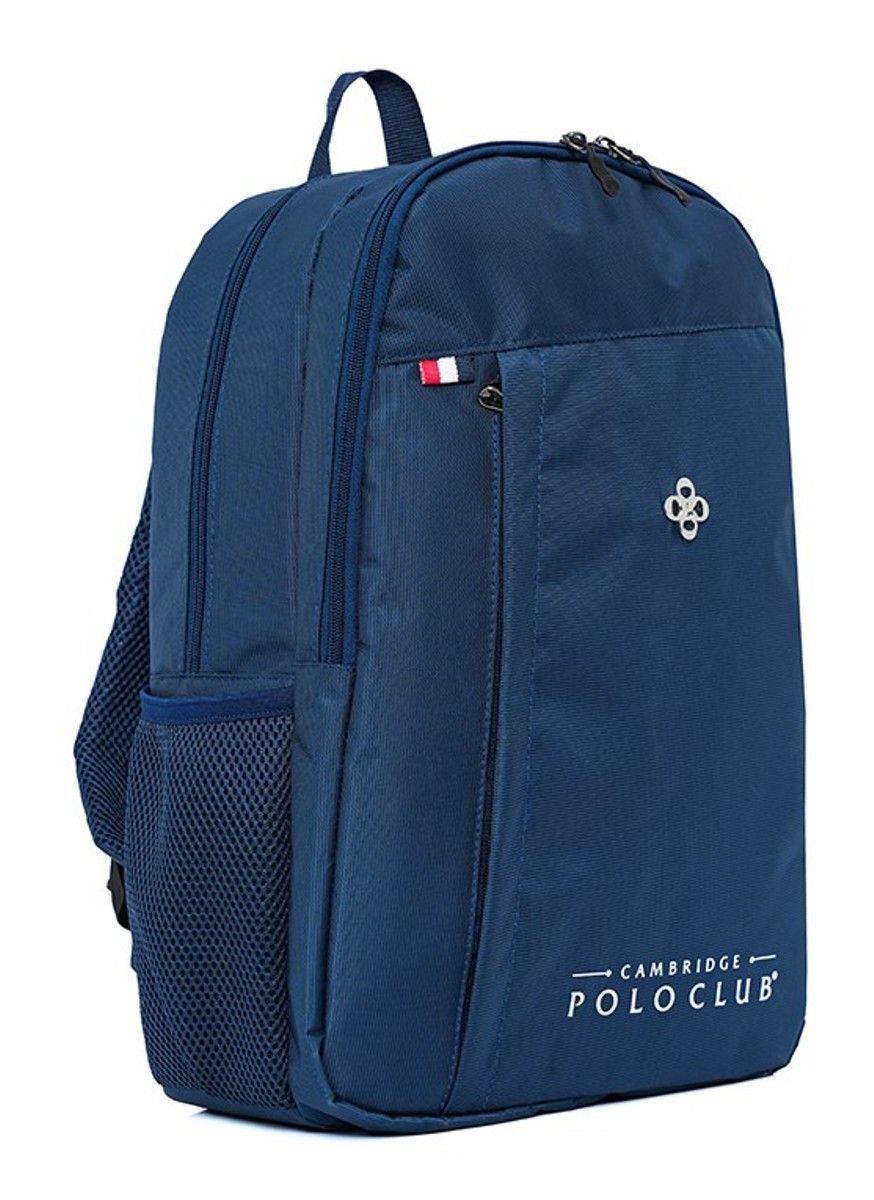 Cambridge Polo Club Hafif Su Geçirmez Üç Gözlü Lacivert Erkek Sırt Çantası - PLCAN2170-004