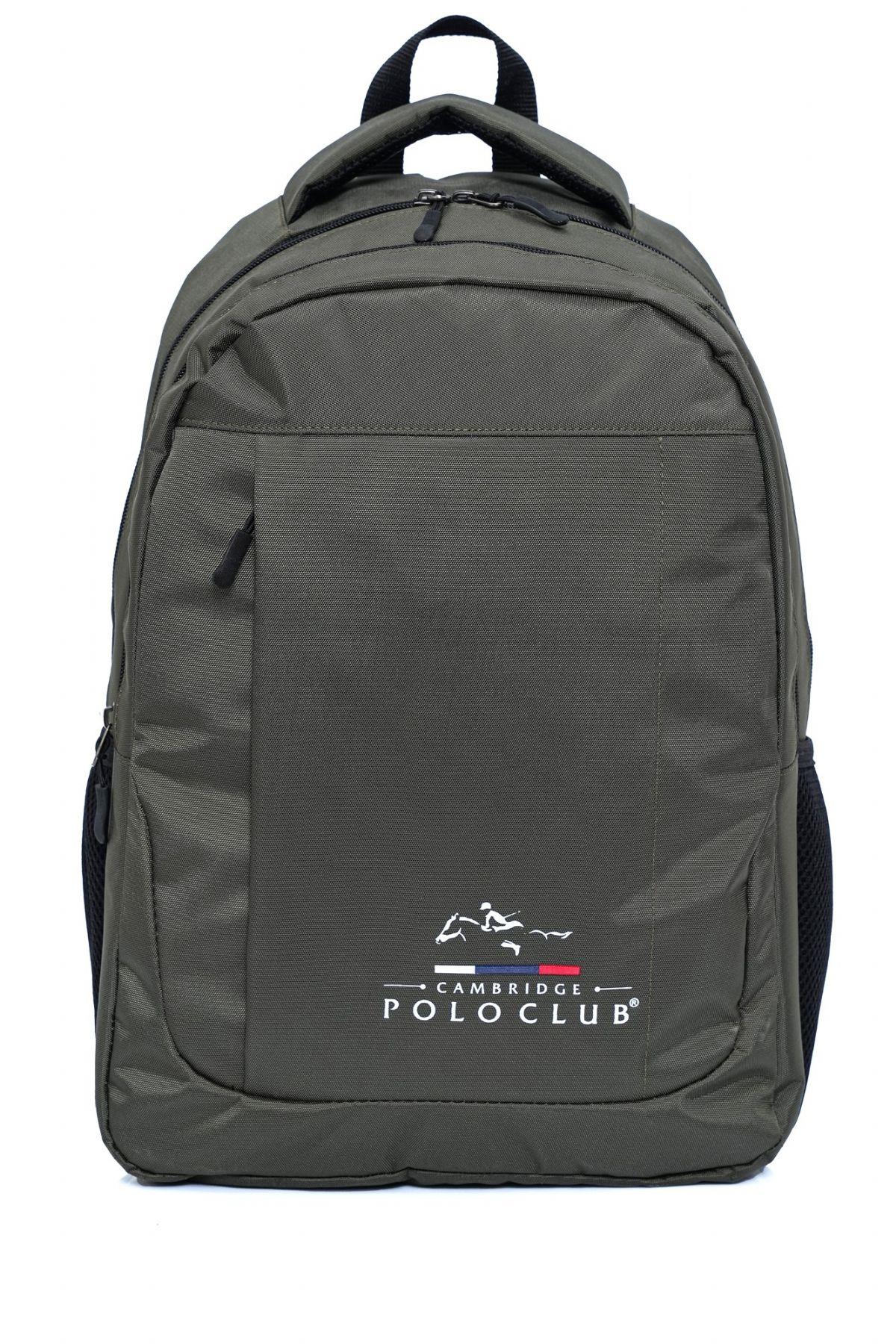 Cambridge Polo Club Haki Yeşil Günlük Okul ve Seyahat Sırt Çantası - Erkek/Erkek Çocuk - PLCAN2172-016