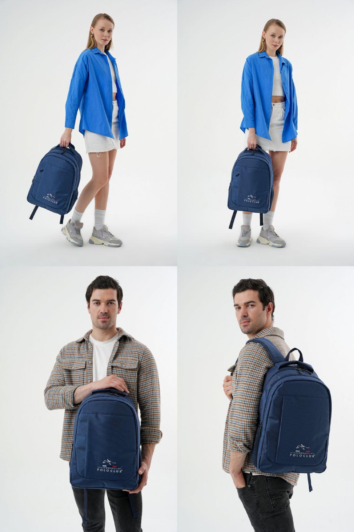 Cambridge Polo Club Lacivert Günlük Okul ve Seyahat Sırt Çantası - Erkek/Erkek Çocuk - PLCAN2172-004