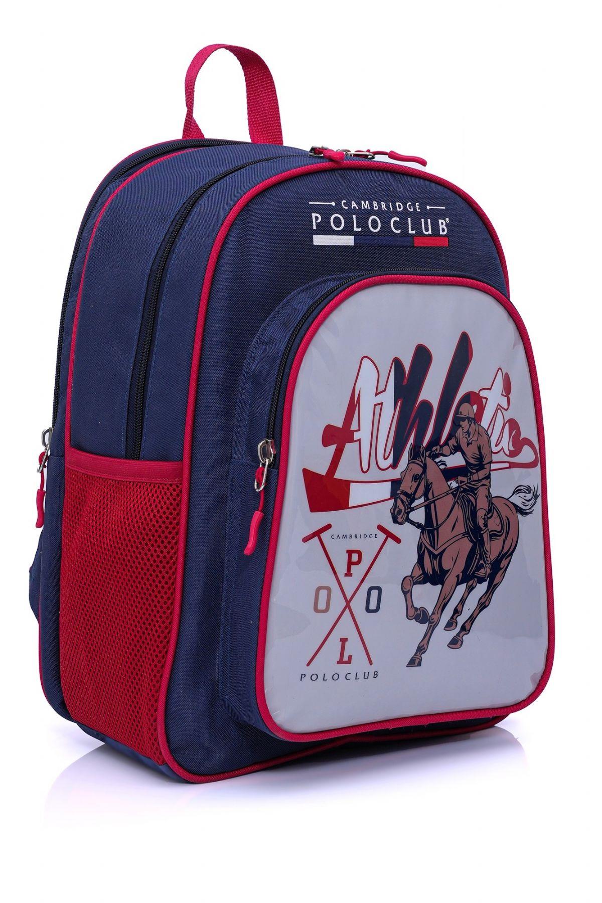 Cambridge Polo Club Lacivert Riders 3lü  Erkek İlkokul Çanta Seti - Lacivert - PLCAN2112